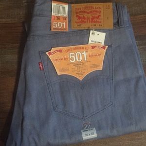 Levi’s 501 Button Fly Shrink to Fit Raw Denim